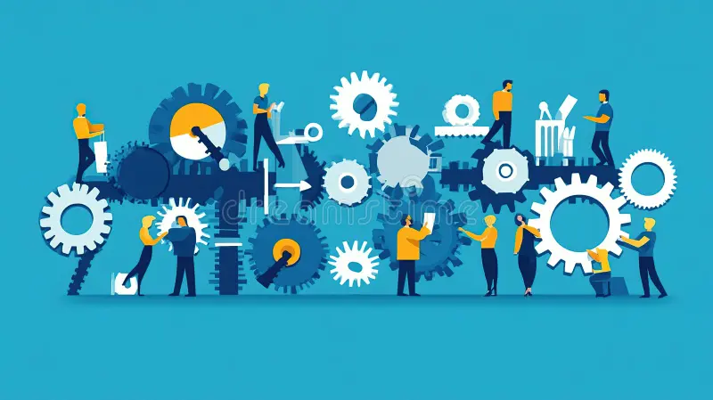 teamwork-collaboration-mechanism-gear-people-working-together-efficiency-productivity-success-project-progress-solution-strategy-366946291